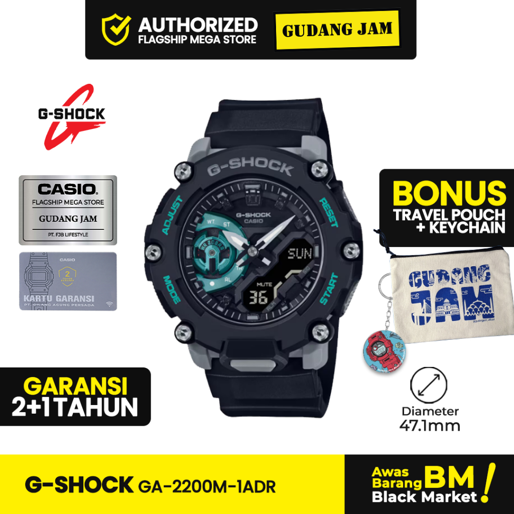 Jam Tangan G-Shock GA-2200M-1ADR GA-2200M GA-2200 GA2200M GA 2200M