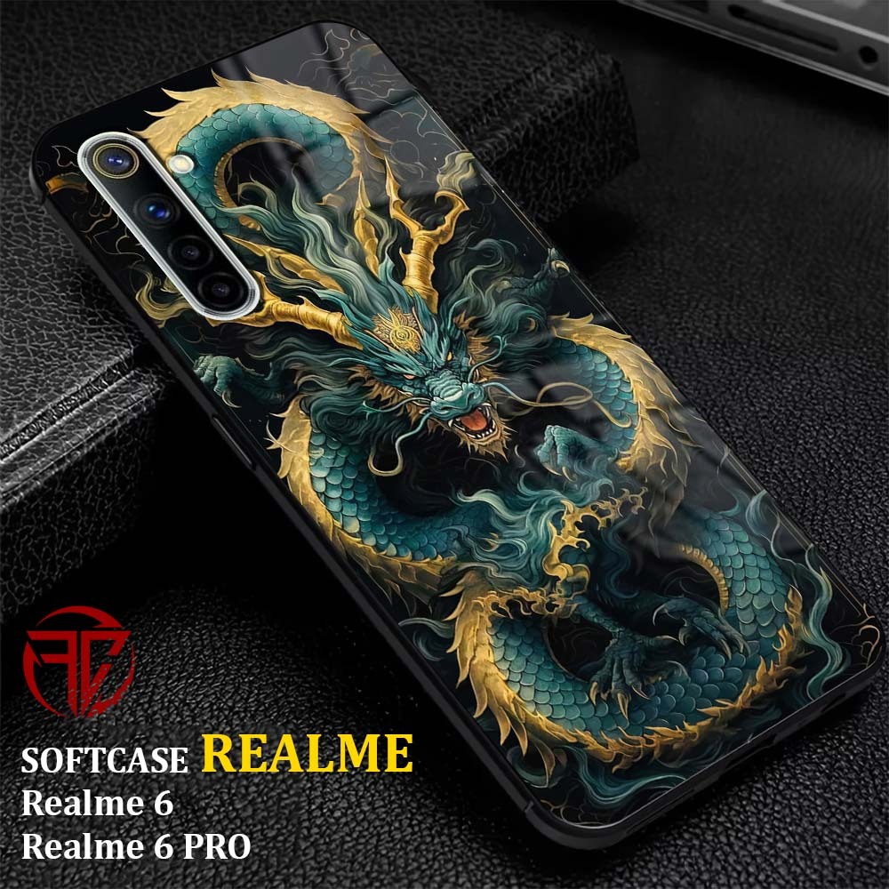 [AM21] Softcase Kilau Realme 6 | 6s | 6 PRO | Case Glossy Kesing Silikon Kaca Mika Pelindung Kamera 