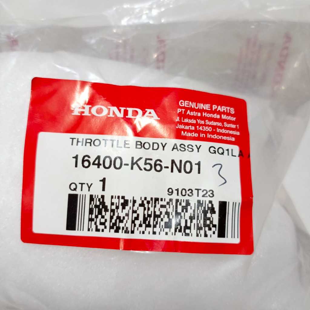 Throttle Body Assy Supra GTR 150 ORI AHM 16400K56N01