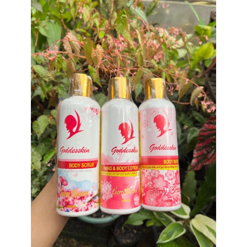 [READY STOCK] SALE -Ikanationshop- Goddesskin Paket Trio (Lotion, scrub, body wash)