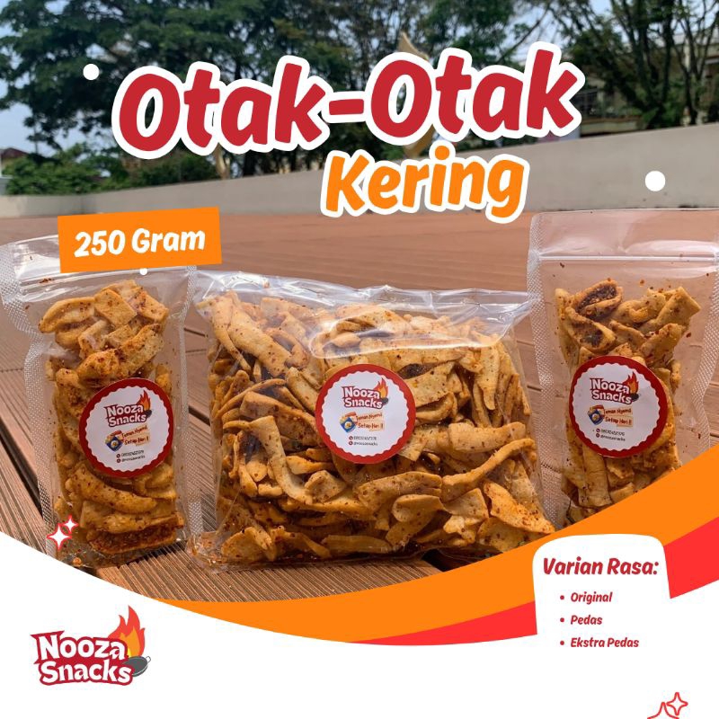 

OTAK-OTAK KERING 250 Gram 1/4 Kg By Nooza Snacks