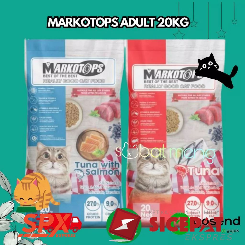 MARKOTOPS ADULT 20KG | MARKOTOPS ADULT TUNA 20KG
