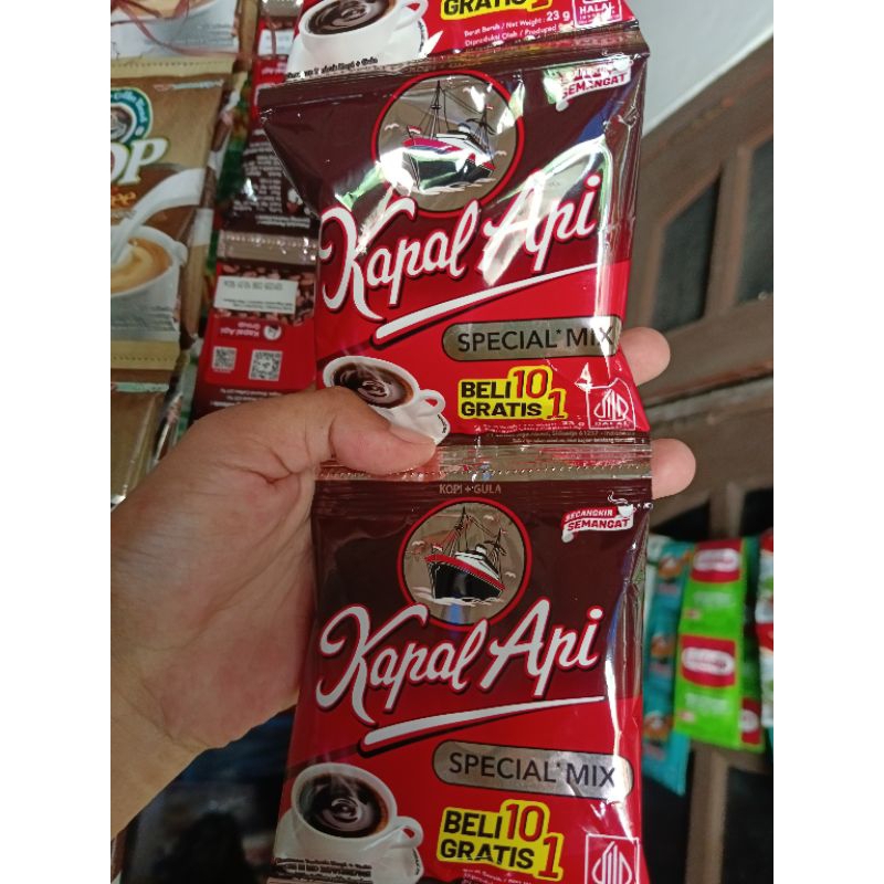 

kopi kapal api special mix 1 renteng isi 10+1