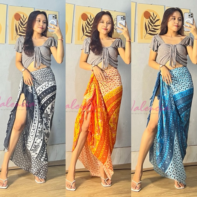 VALENCIA • MOTIF GAJAH MANDALA KAIN PANTAI RUMBAI • SARUNG BALI • KAIN PANTAI BALI • SARUNG PANTAI