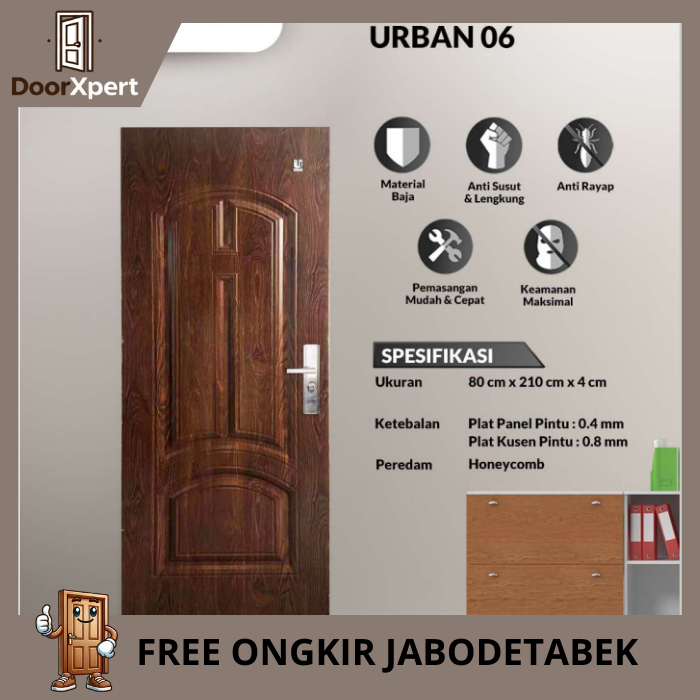 Pintu Kamar | Pintu Rumah Baja FORTRESS URBAN 06