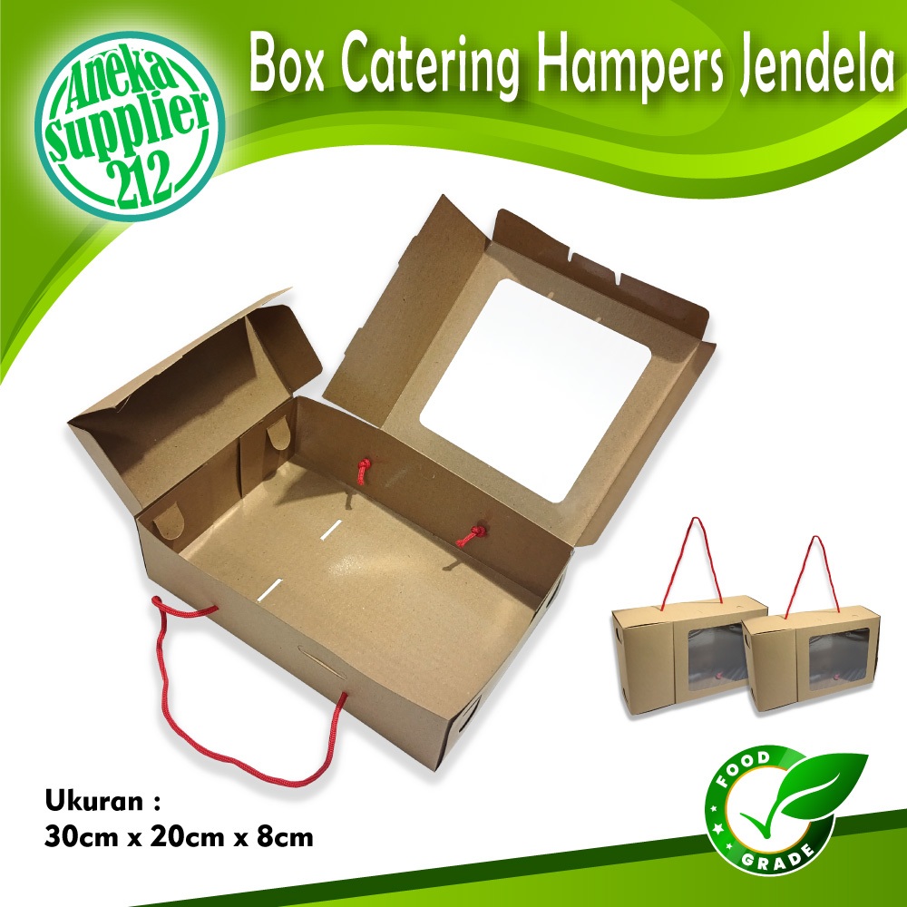 

Box Food Hampers - Kotak Katering + Tali