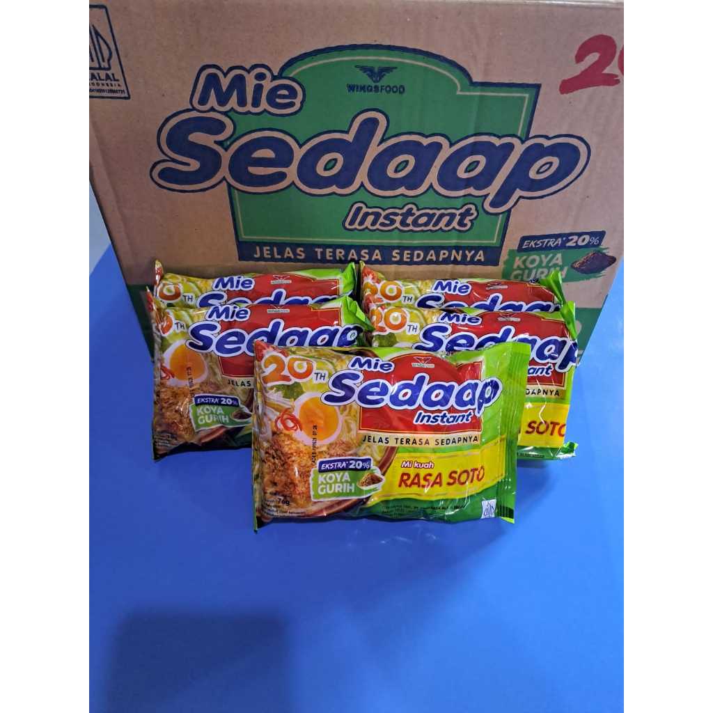 

Mie Sedaap Instan Kuah Rasa Soto
