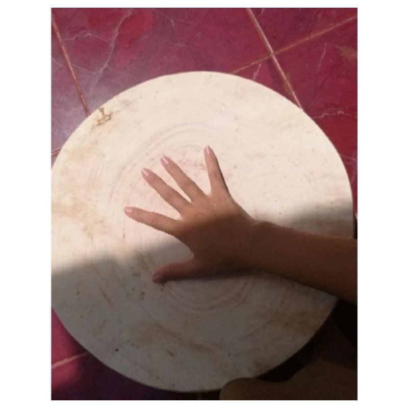 talenan diameter 30 cm kayu mahoni diameter 7cm talenan terbaik