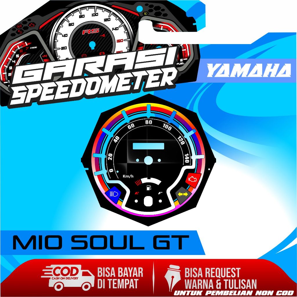 PAPAN SPEEDOMETER CUSTOM YAMAHA MIO SOUL GT