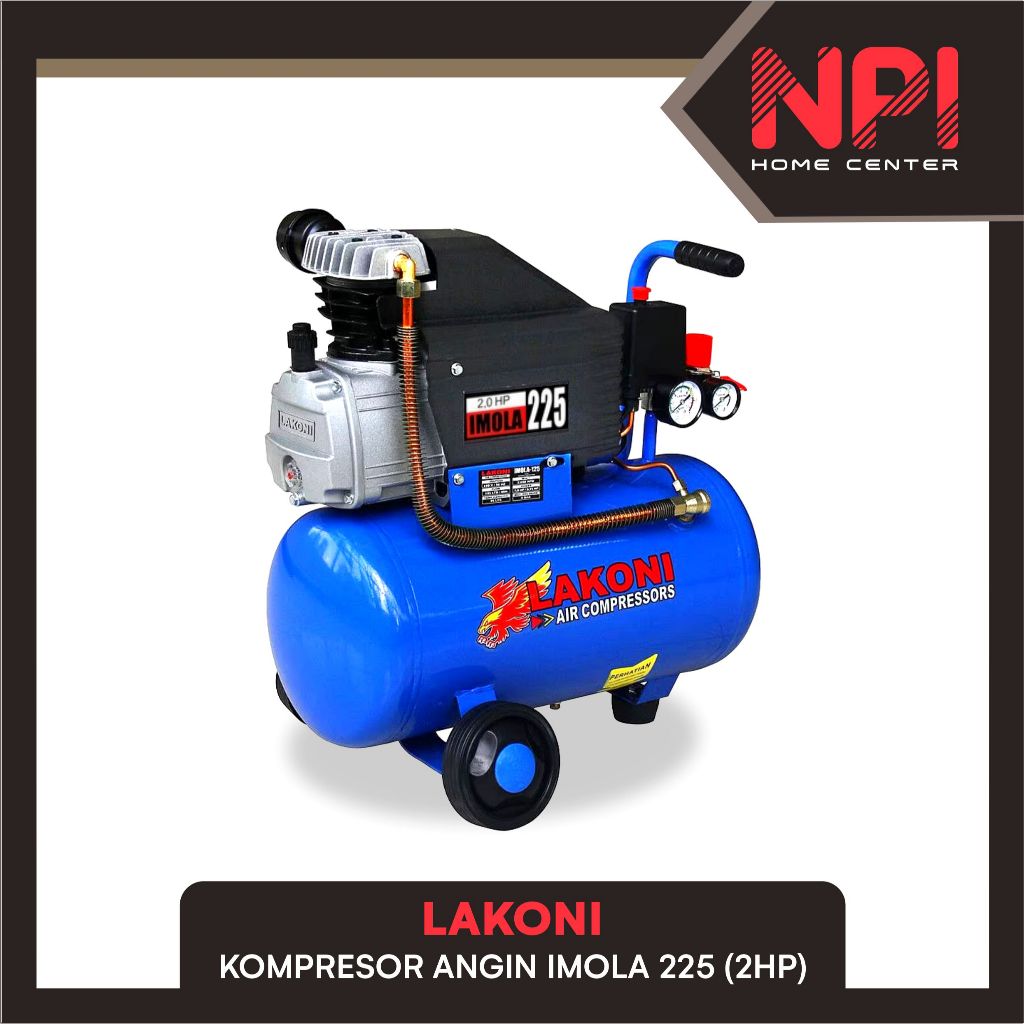 Lakoni - Kompresor / Compressor Listrik Angin Udara Imola 225 2 Hp 2Hp
