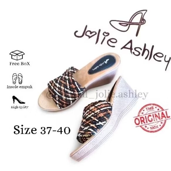 (Jolie Ashley)- Wedges wanita Tiara01