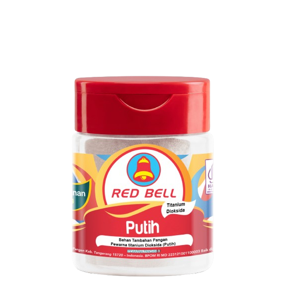 

Red Bell Pewarna Powder Putih 45gr