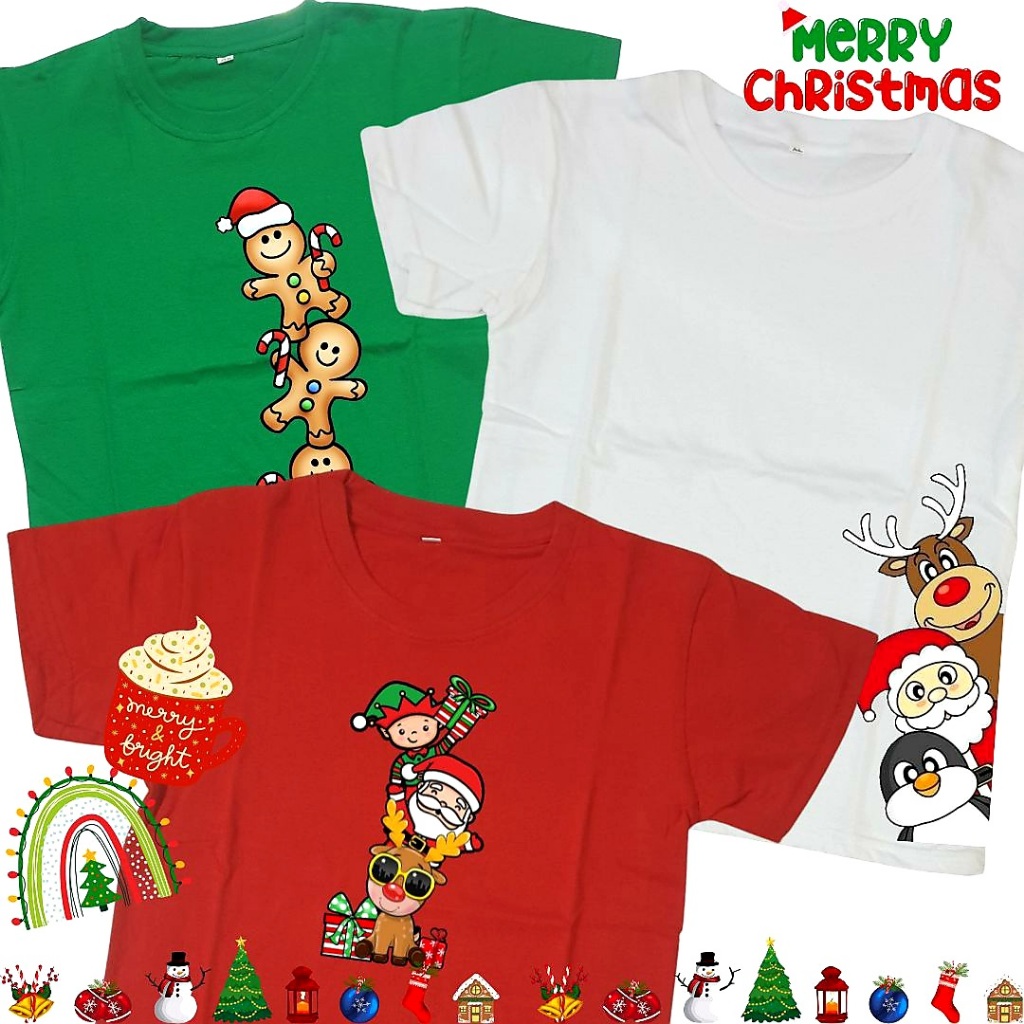 KAOS LCC  NATAL FAMILY / KAOS NATAL COUPLE LUCU / KAOS NATAL FRIENDS