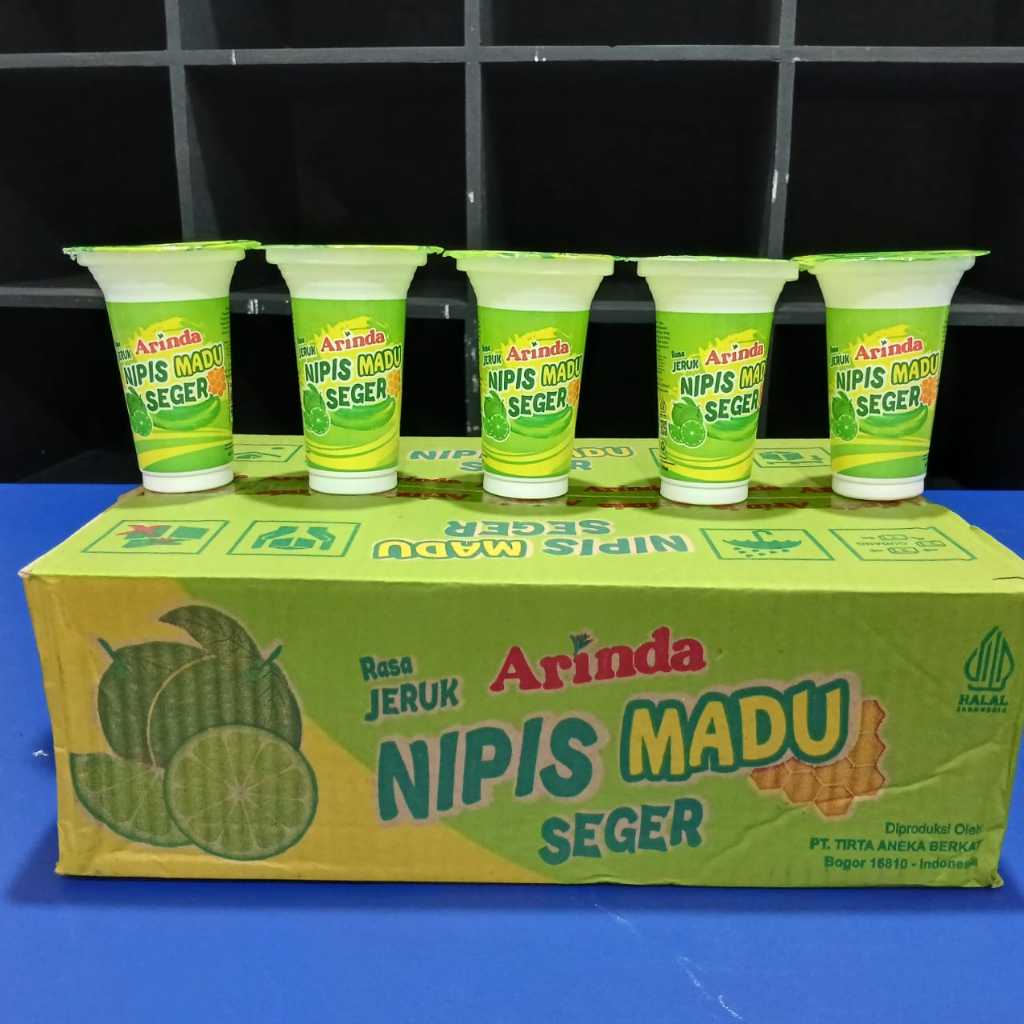 

Minuman Arinda Nipis Madu cup 160ml