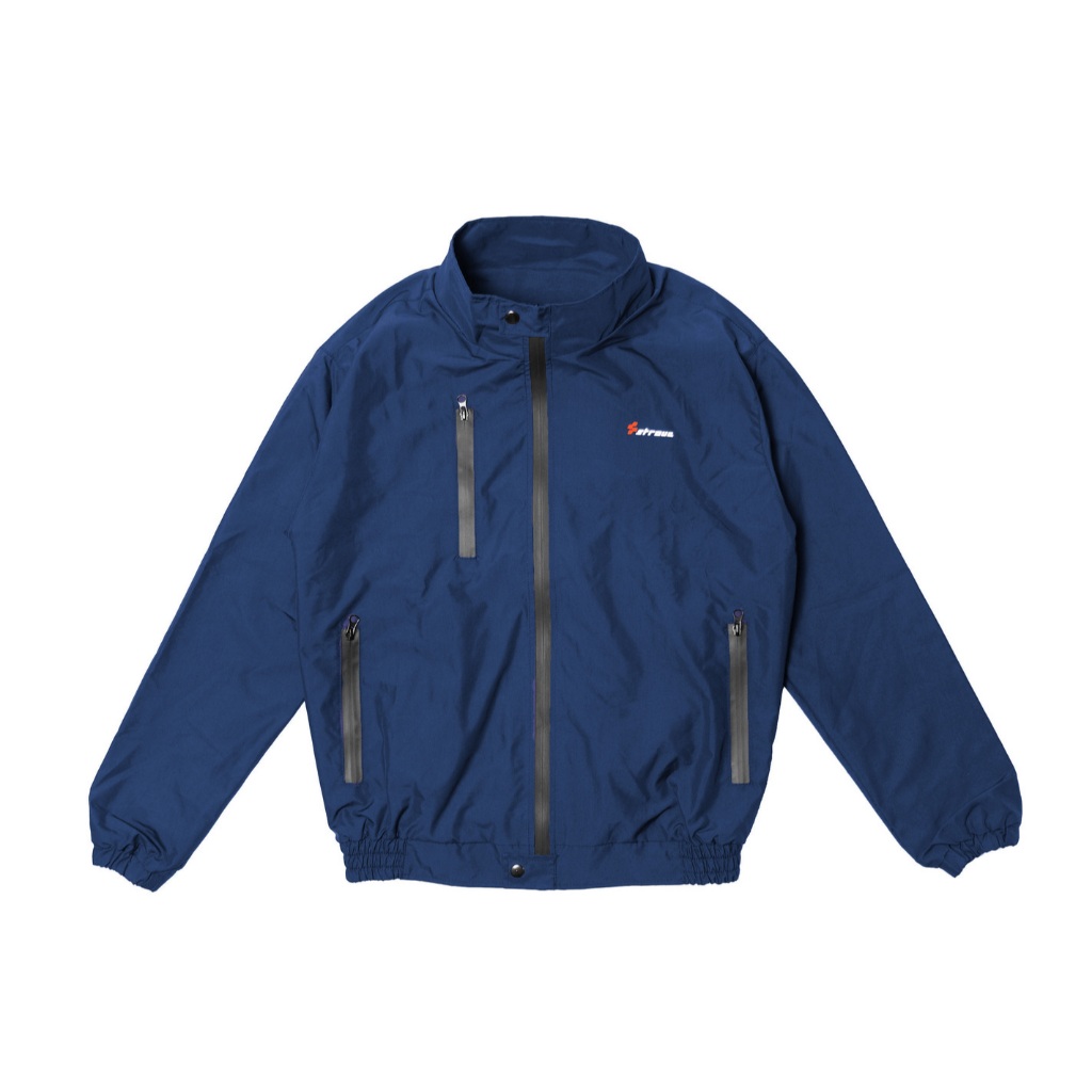 Jaket Harian Anti Air Pria Untuk Motoran Riding Jacket Touring - Biru Navy - Strove