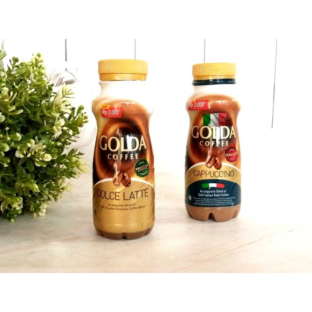 Golda Coffee Dolce Latte Botol /golda caffe cappuccino
