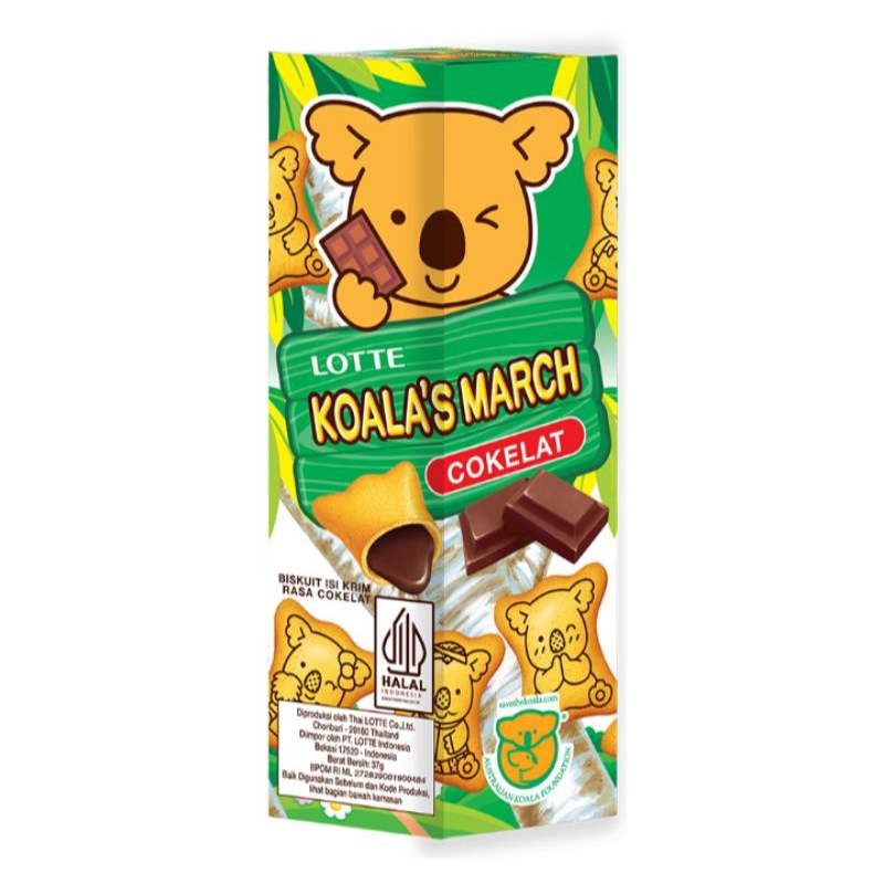 

KOALA'S March Biskuit Isi Krim Coklat 37 g