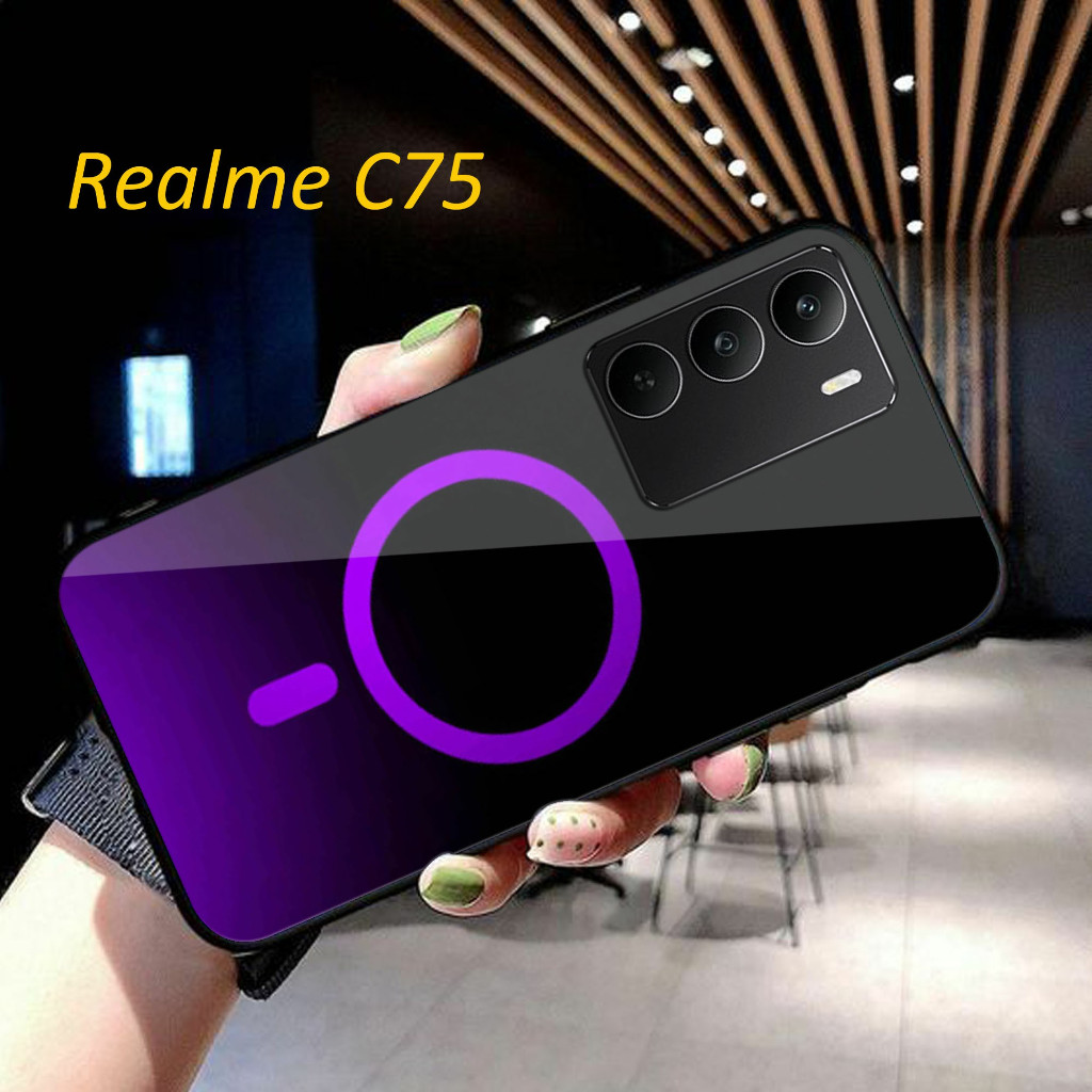 Softcase Glass Glossy For Realme C75 C71 Baru 2024 -Cassing Hp Realme C75 C71- Case Pelindung Hp Rea