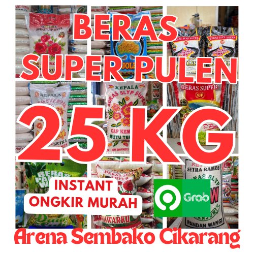 

(BISA COD) PROMOO BERAS SUPER PULEN 25 KG ARENA SEMBAKO CIKARANG