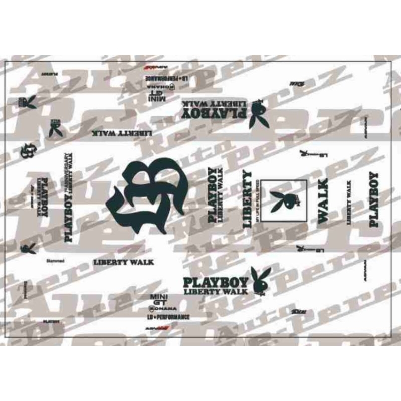 Decal Hotwheels Transparant - LIVERY LBWK
