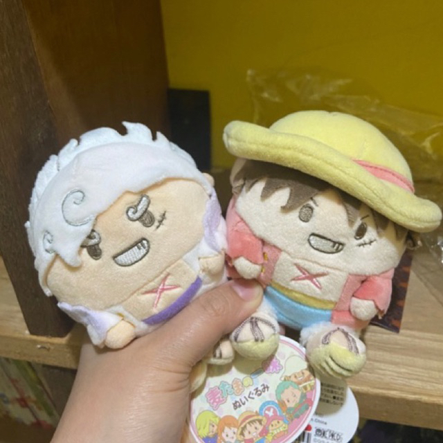 MUGITAMA ONE PIECE LUFFY GEAR 5 LUFFY TIMESKIP MONKEY D LUFFY BONEKA DOLL PLUSH KEYCHAIN CHARM