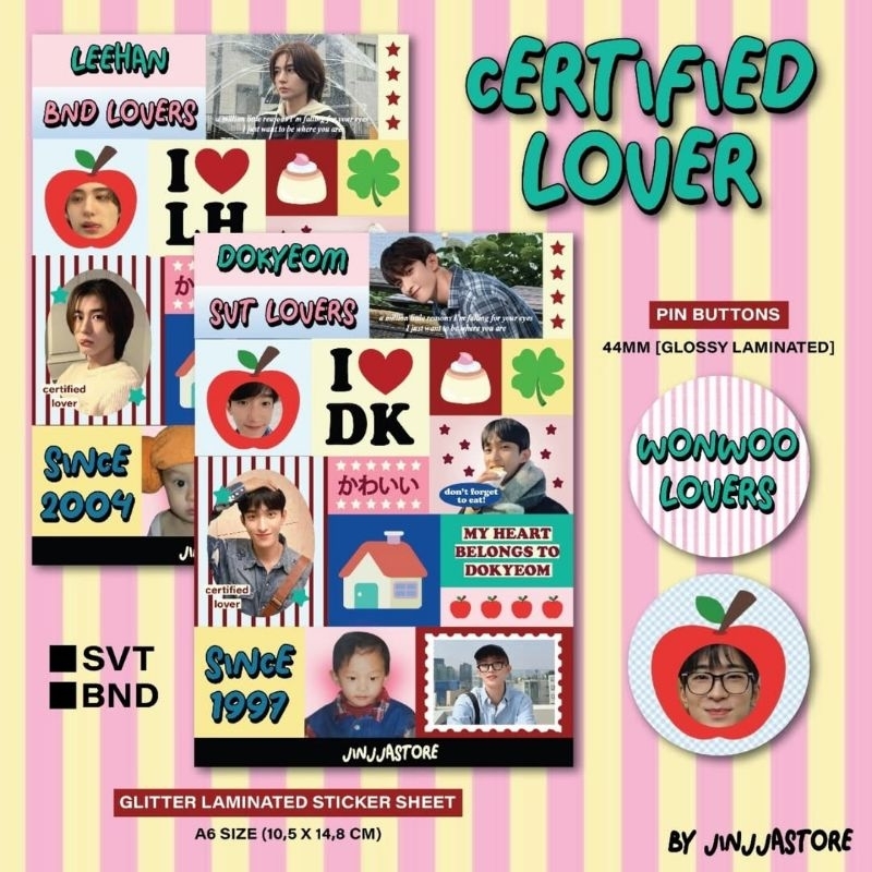 

[pelunasan] certified lover series by jinjjastore