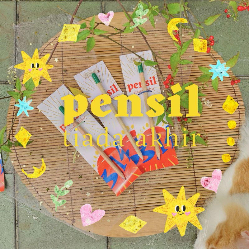 

pensil tiada akhir | pensil benih bisa ditanam