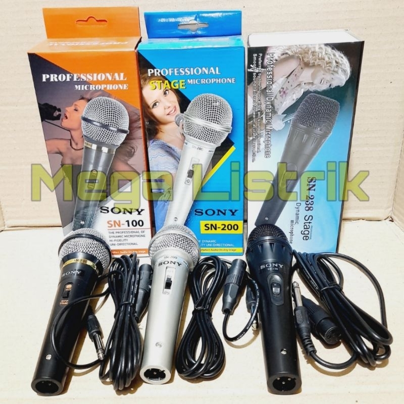 Mic Sony SN100 dan SN200 mic karauke