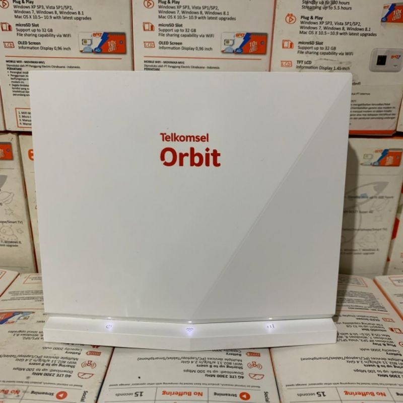 Wifi Router 4G Orbit Star Z2 K10 ZTE Unlock 4G LTE T-Sel Orbit Byu Unlimited (Router & Adaptor)