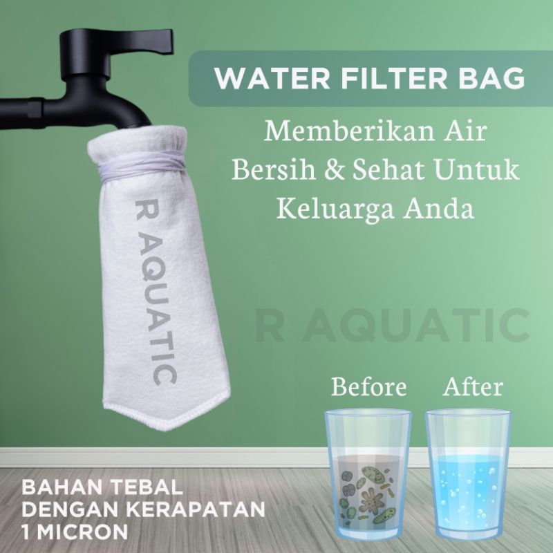 filter bag kain saringan penjernih air sumur keran & Toren