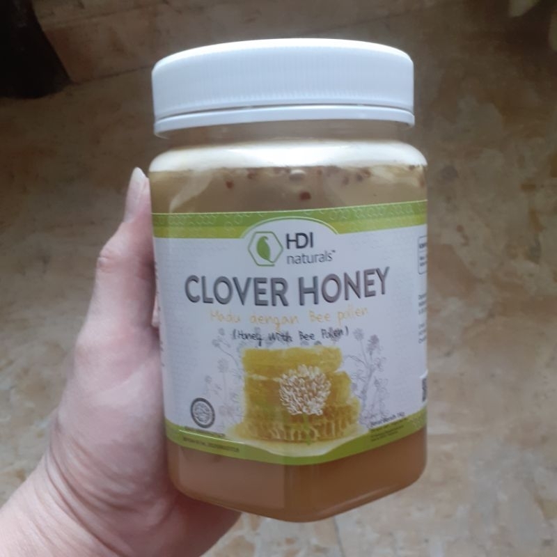

madu murni clover honey 1kg original asli jaminan keasliannya 100% expirednya 05/2026 ready stok banyak segelan