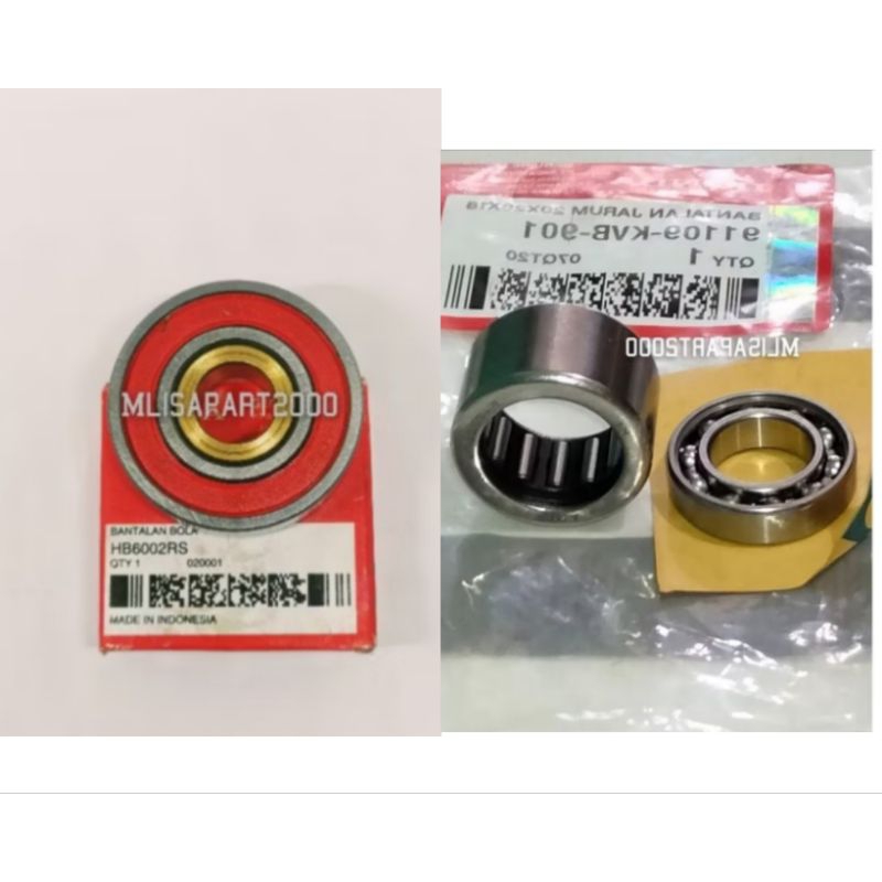 Bearing bak CVT Kuningan+Bearing pulley+laher bambu pully Vario 150 LED Old Vario 150 New th (2015-2