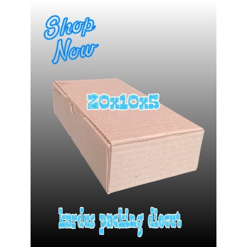 

kardus packing DIE CUTE uk 20x10x5 kardus kecil kardus besar