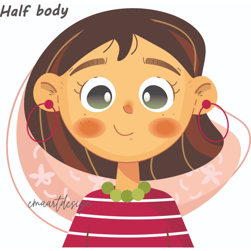 D01 - ilustrasi wajah/ilustrasi digital/ilustrasi kartun