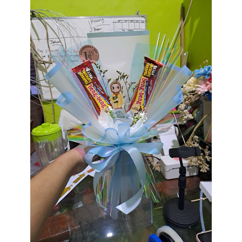 

buket snack topper hari guru