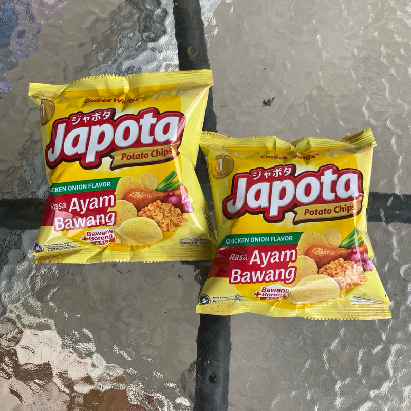 

Japota Rasa Ayam Bawang kemasan 14 gram Renceng Isi 10 Pcs