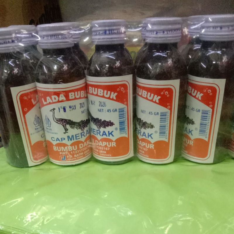 

LADA BUBUK BOTOL CAP MERAK 45 gr