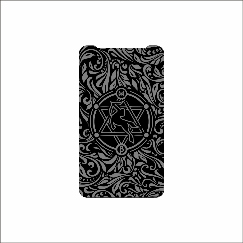 

akrilik doff bermotif bunga