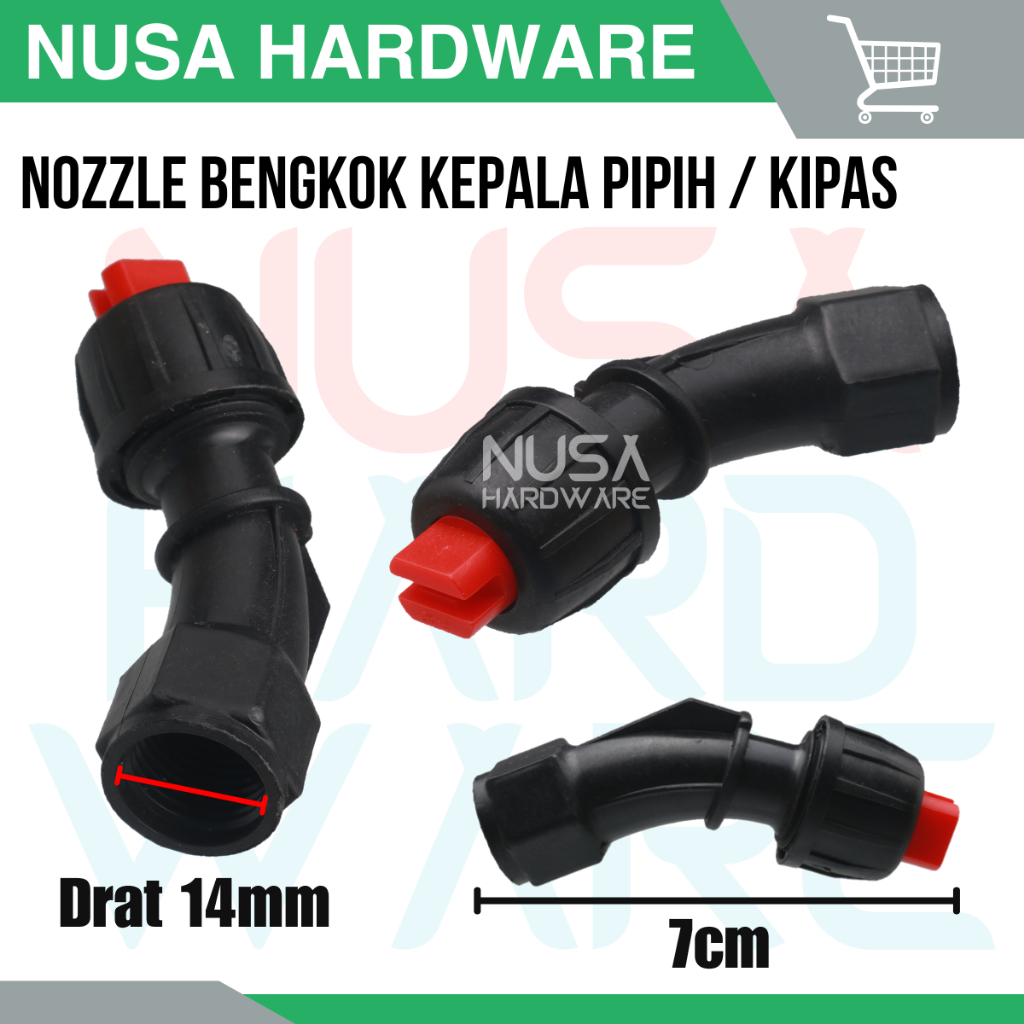 NOZZLE PLASTIK KEPALA PIPIH / NOZLE KIPAS / SPUYER SPRAYER ELEKTRIK