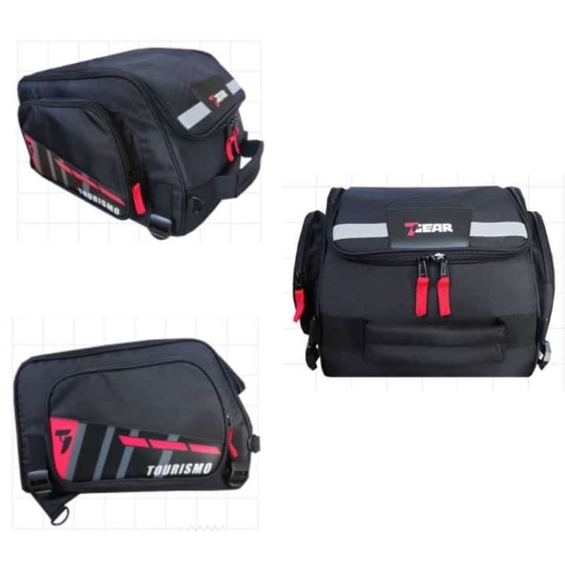 Tas motor TOURISMO 7GEAR TAILBAG SEATBAG Motorcycle Waterproof Back Pack Kamera SLR Touring Bikers