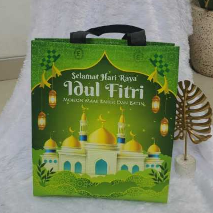 

PROMO Tas Spunbond Parcel Lebaran t40x30x14 per 12pcs