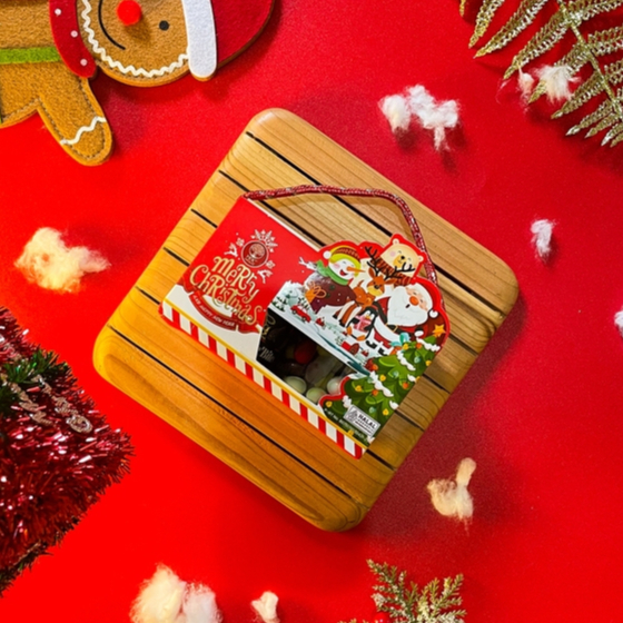 

MOC Chocolate De'Bites - Chritsmas Gift Seasonal - Hadiah Natal - Hampers Natal - Isi 2 Toples x 100gram - Cokelat Natal - Cokelat Bali