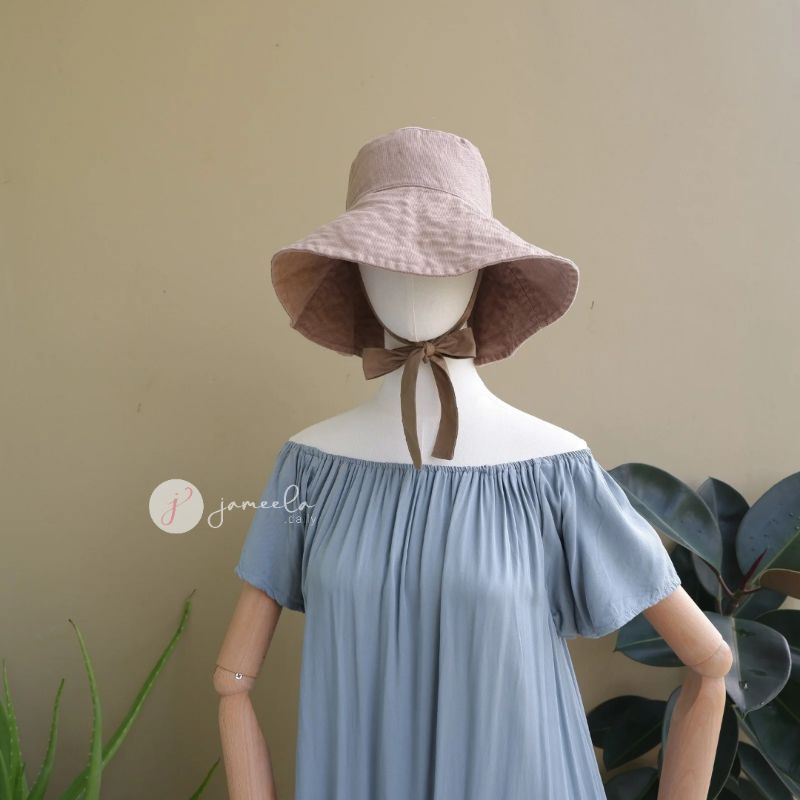 Juwita dress Sky Blue | Homedress kekinian | Daster Jumbo | Daster bahan Rayon