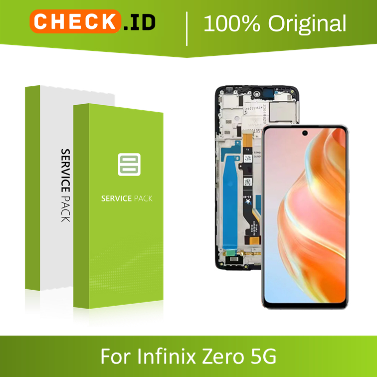 [ CHECK.ID ] LCD + FRAME INFINIX ZERO 5G ~ X6815 ORIGINAL