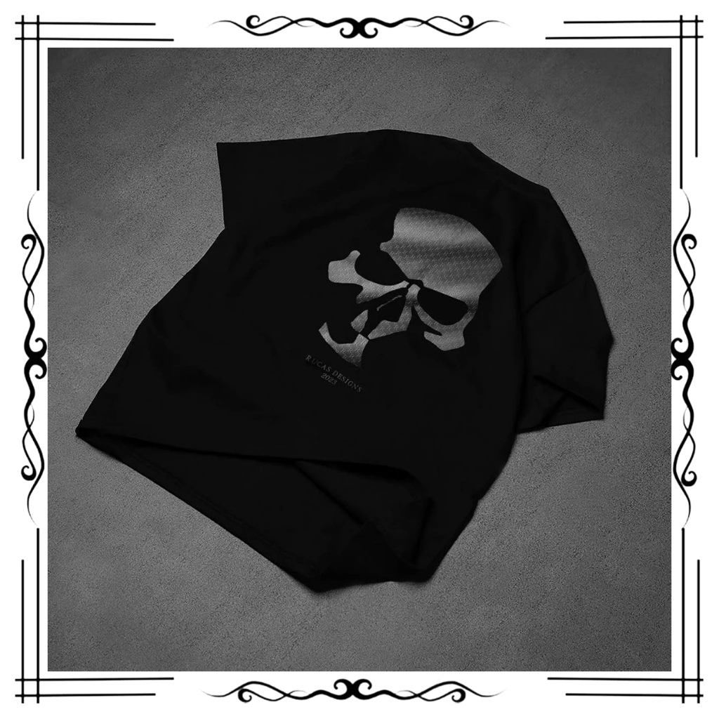 Rucas “Hand Stitch” Monogram Skelleton Tee