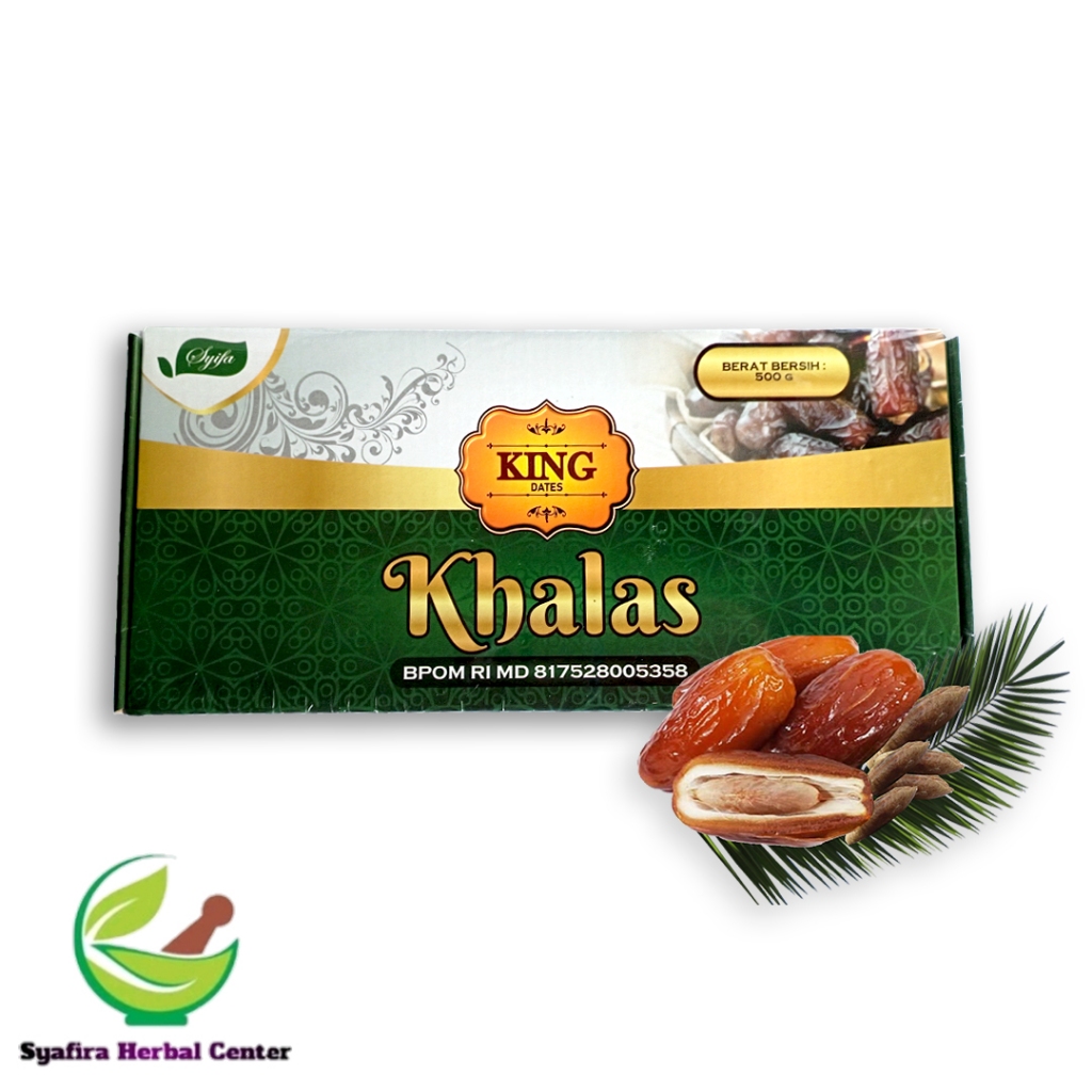

Kurma Khalas King Dates Syifa 500g 100% original