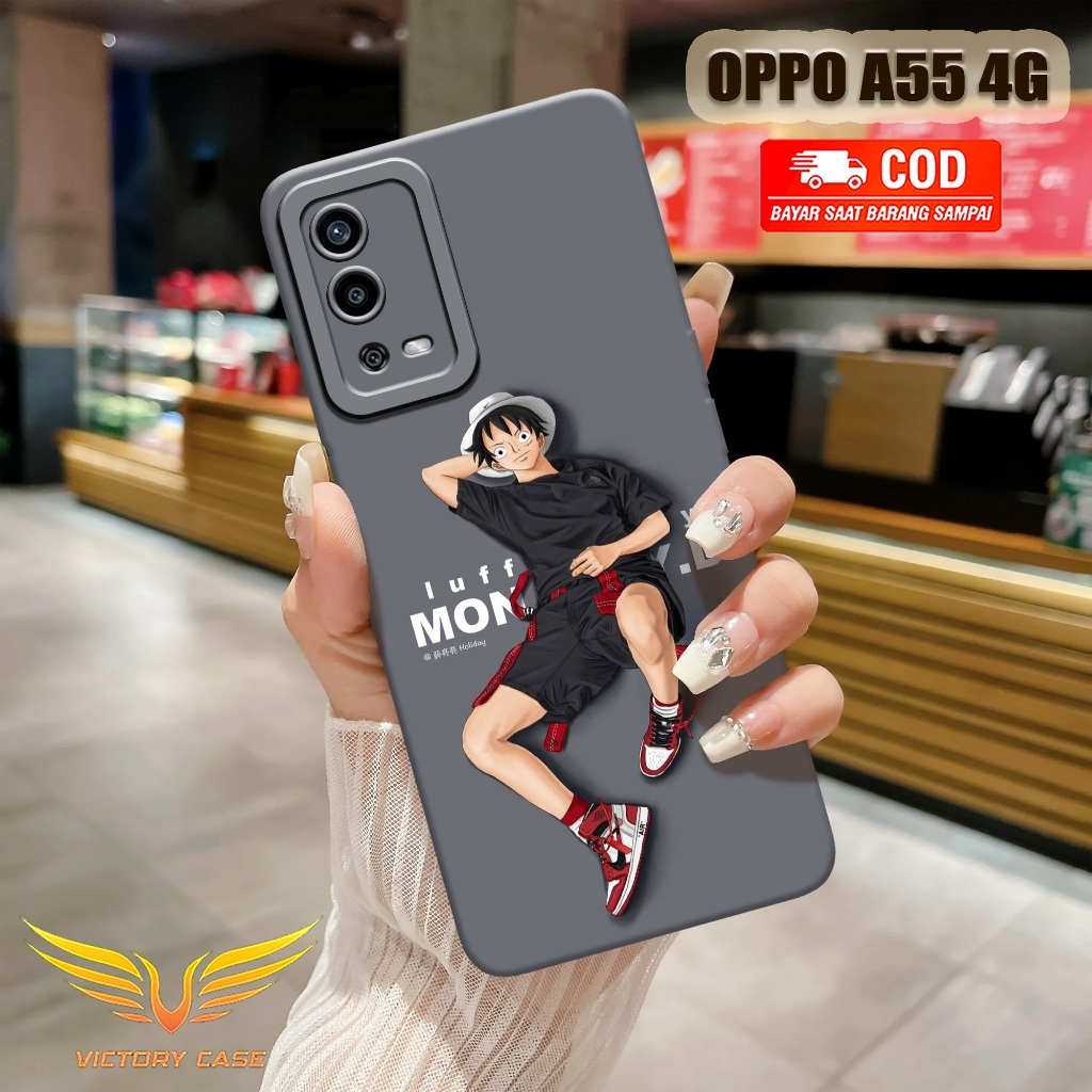 New Anime Case - Softcase Oppo A55 4G Terbaru - Case Hp Oppo A55 4G - Casing Oppo A55 4G - Case Lent