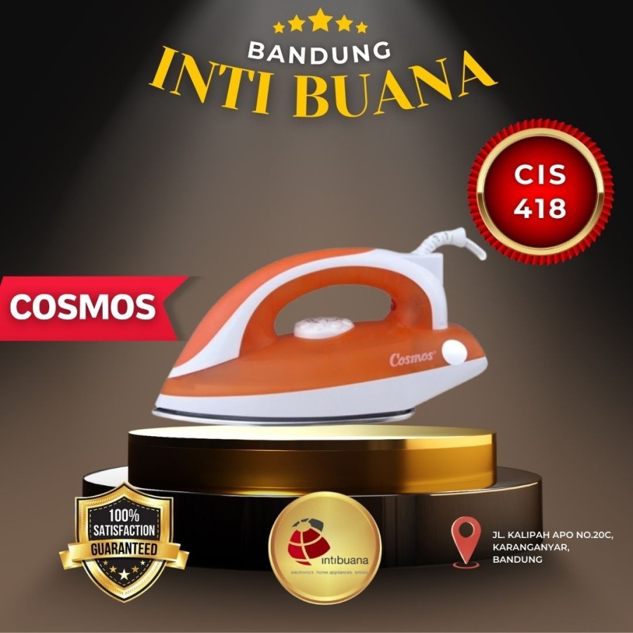 Cosmos Setrika CIS 418 / Setrika Murah Cosmos / Setrika Cosmos ORIGINAL CIS418
