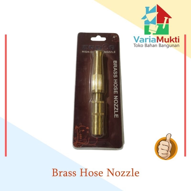 ERDOS Brass Hose Nozzle / semprotan selang