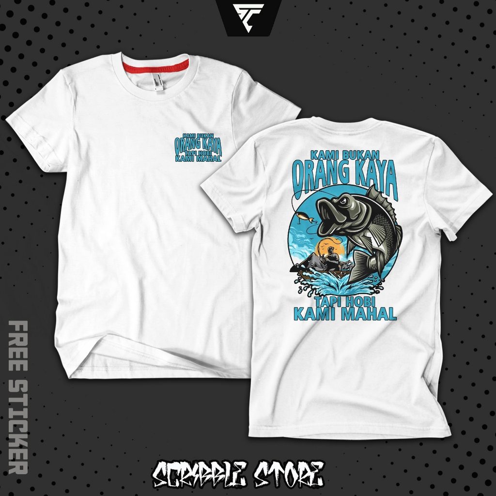 Kaos Pemancing | Baju Kaos Kata Kata Pemancing | Kaos Tukang Mancing